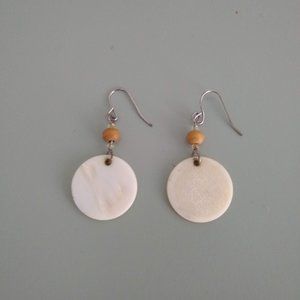 Shell Circle Earrings - FREE WITH ANY PURCHASE
